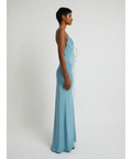 Christopher Esber Slope Tie Silk Dress - 6 / Blue - Dresses