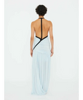 Christopher Esber Suspended Jersey Tidal Dress Blue Size 6 & 8 - Dresses