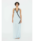 Christopher Esber Suspended Jersey Tidal Dress Blue Size 6 & 8 - Dresses