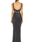 Christopher Esber Triquetra Contoured Tank Dress - 8 / Gray - Dresses
