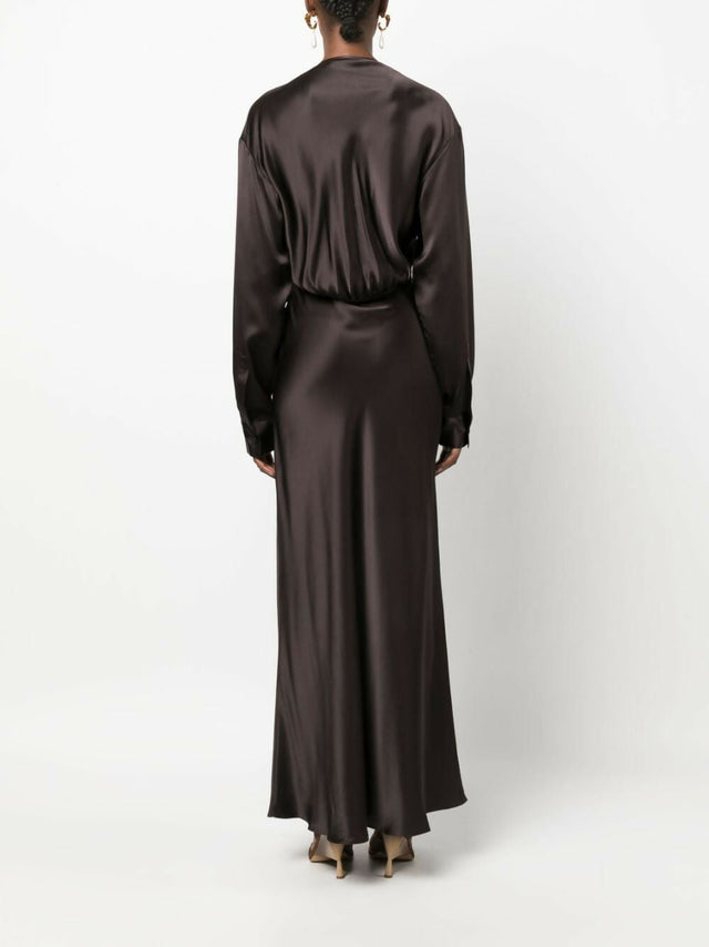 Christopher Esber Triquetra Gown in Cocoa - 6 / Brown - Dresses