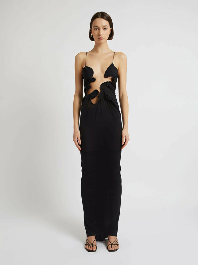 Christopher Esber Venus Molded Gown Black - 8 / Black - Dresses