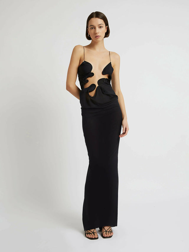 Christopher Esber Venus Molded Gown Black - 8 / Black - Dresses