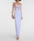 Christopher Esber Venus Molded Gown Cornflower Blue - 8 / Blue - Dresses