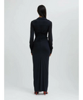 Christopher Esber Venus Plunge Shirt Dress Black Size 6 - 6 / Black - Dresses