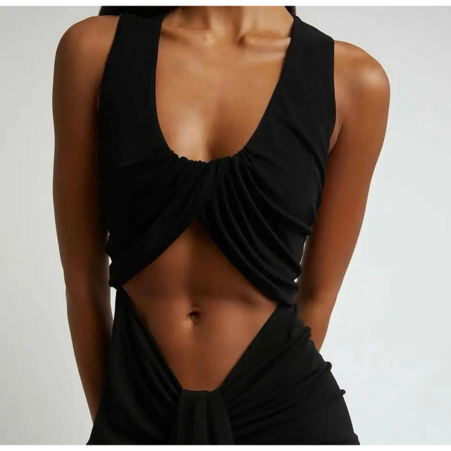 Christopher Esber ‘Vivenda’ Drape Gown - XS / Black - Dresses