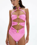 Cin Cin Swim Boheme Pink Diamond Cutout Set - 8 / Pink - Outfit Sets