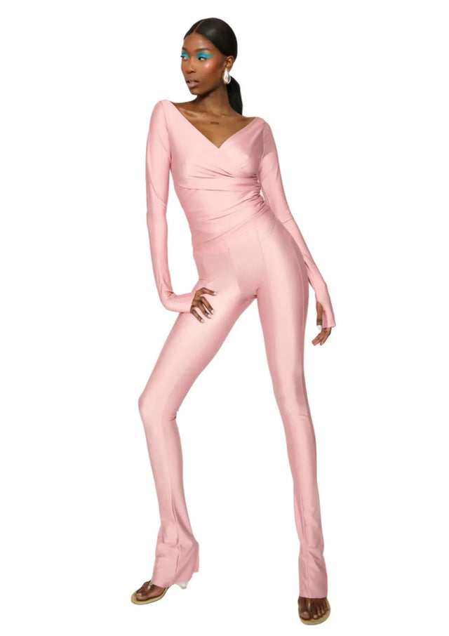 Cou Coo Lanai Long Sleeved Top and Leggings Set Orchid Bud Pink Size S / AU 8 - 8 / Pink - Outfit Sets