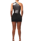 Coucoo Metallic Grey Bodysuit and Sesame Skirt - 8 / Multi - Outfit Sets