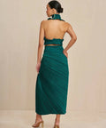 Cult Gaia Adila Top & Sonoma Skirt Set - 8 / Green - Outfit Sets