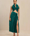 Cult Gaia Adila Top & Sonoma Skirt Set - 8 / Green - Outfit Sets