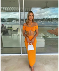Cult Gaia Cessaly Hedda Set - 6 / Orange - Outfit Sets