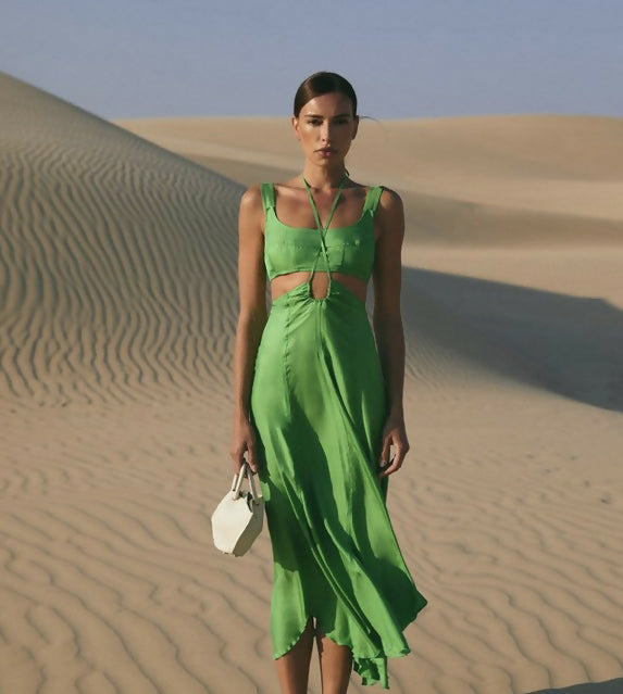 Cult Gaia Eileen - 8 / Green - Dresses