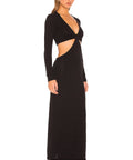 Cult Gaia Jana Cut out Knit Dress - 12 / Black - Dresses