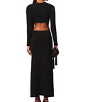 Cult Gaia Jana Cut out Knit Dress - 12 / Black - Dresses