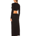 Cult Gaia Jana Cut out Knit Dress - 12 / Black - Dresses
