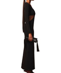 Cult Gaia Jana Cut out Knit Dress - 12 / Black - Dresses