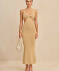 Cult Gaia Serita Dress - 8 / Brown - Dresses