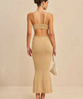 Cult Gaia Serita Dress - 8 / Brown - Dresses