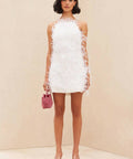 Talaesin Hayes - Cult Gaia Shannon Feather Dress White AU 6-8