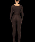Cuocoo Lanai Long-Sleeved Top and Legging Set - Chocolate - 10 / Brown - Outfit Sets
