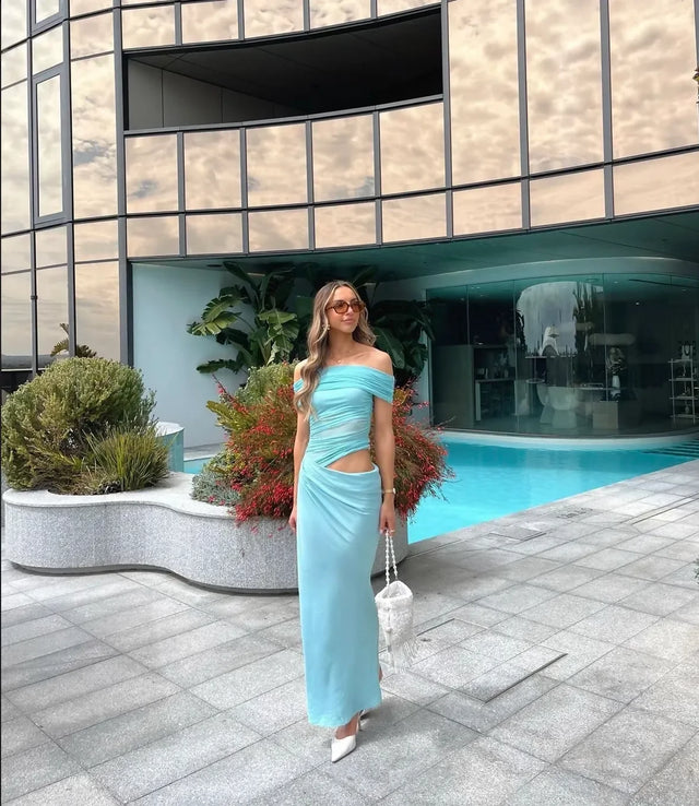 Benni Nico Off Shoulder Maxi Dress