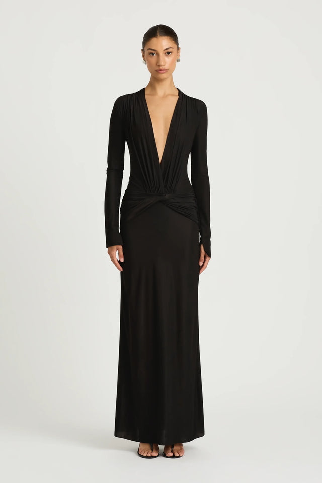 Benni Zuri Maxi Dress Black