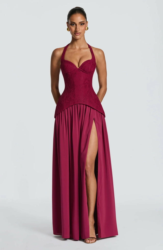 Babyboo Almira Maxi Dress Mulberry