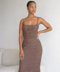 Dazie All Meshed Up Dress Brown - 6 / Brown - Dresses