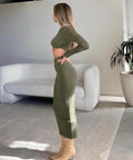 Dazie She’s The Girl Set Khaki - 10 / Green - Outfit Sets