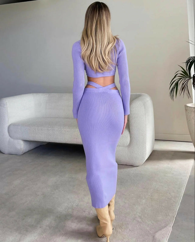 Dazie She’s The Girl Set Purple - 8 / Purple - Outfit Sets