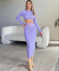 Dazie She’s The Girl Set Purple - 8 / Purple - Outfit Sets
