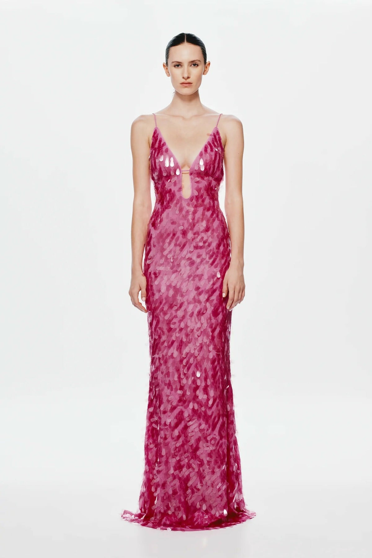 Misha The Sapphire Sequin Dress – designer dress hire