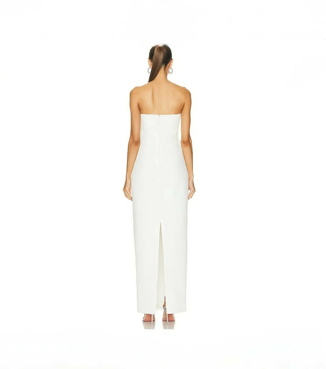 Rachel Gilbert Minah Gown White Size 2/AU10