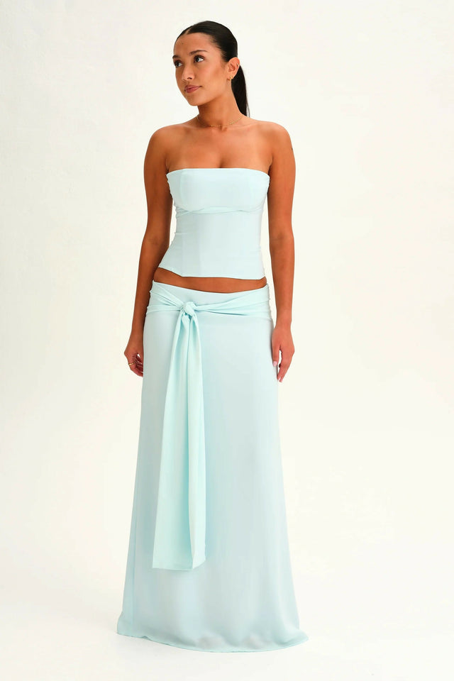 Dear Frankie Charlotte Maxi Skirt & Corset Mist - Outfit Sets
