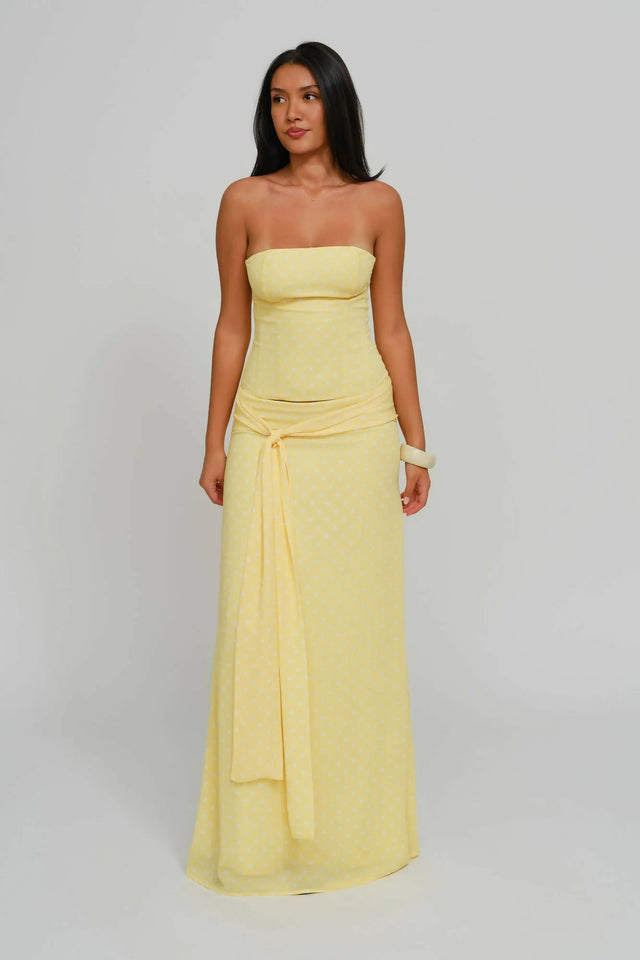 Dear Frankie Charlotte Maxi Skirt & Corset Sorbet - Outfit Sets