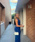 Deconduarte Custom Royal Blue Astor Gown - 6 / Blue - Dresses