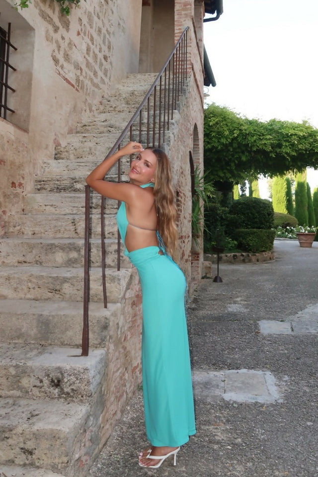 fitted lace wedding dress Deconduarte Elin Maxi