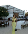 Deconduarte Elin Maxi Dress Lemon - 8 / Yellow - Dresses