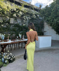 Deconduarte Elin Maxi Dress Lemon - 8 / Yellow - Dresses
