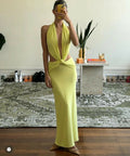 Deconduarte Elin Maxi Gown Lemon - 8 / Yellow - Dresses