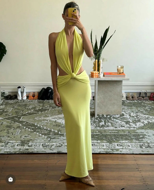 green emerald velvet dress Women's Elin Mock Neck Satin Midi Dress S/M/L/Customize Sailor Blue MEAN  BLVD