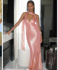 Deconduarte Georgia Gown Sunset Peach - 8 / Peach - Dresses