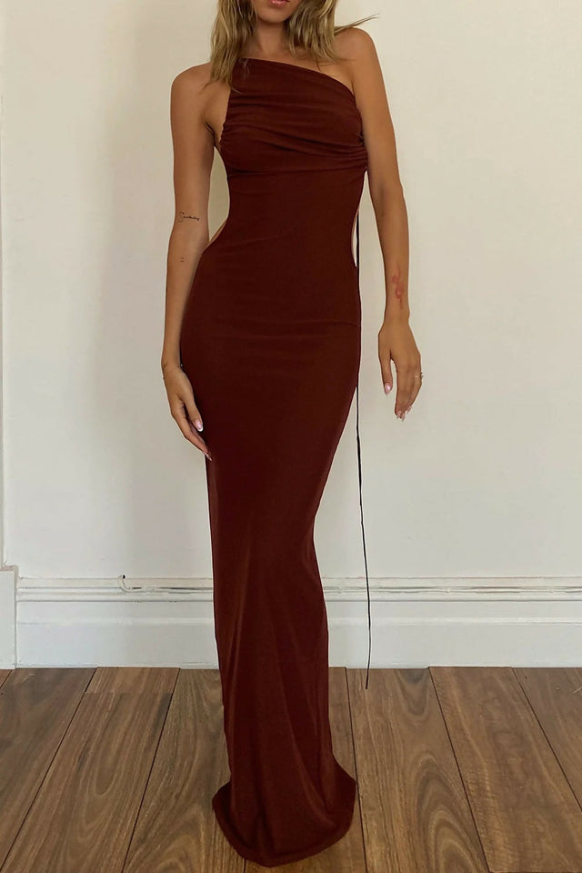 Deconduarte Palermo Dress - 6 / Brown - Dresses