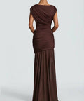 Demelza Maxi Dress - Plum Brown - Maxi Dress