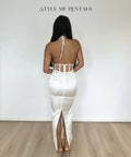 Derma Department Harlow Midi Dress White - Dresses