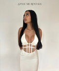 Derma Department Harlow Midi Dress White - Dresses