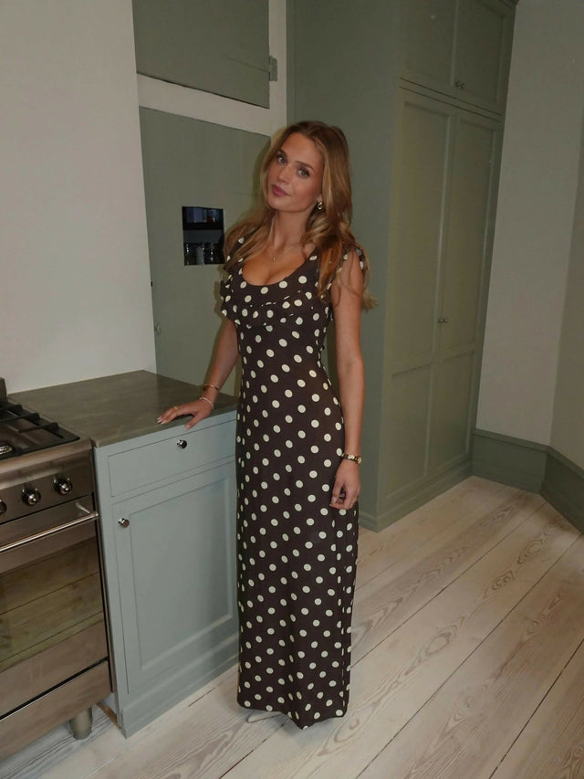 Design By Si Luna Polka Dot Dress - Dresses