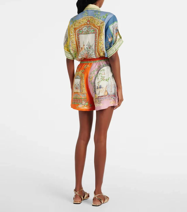 ALEMAIS Monte Shirt and Shorts Set Size 8 & 10 AU