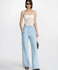 Dion Lee Corded Lace Corset White Size 8-14 - Tops